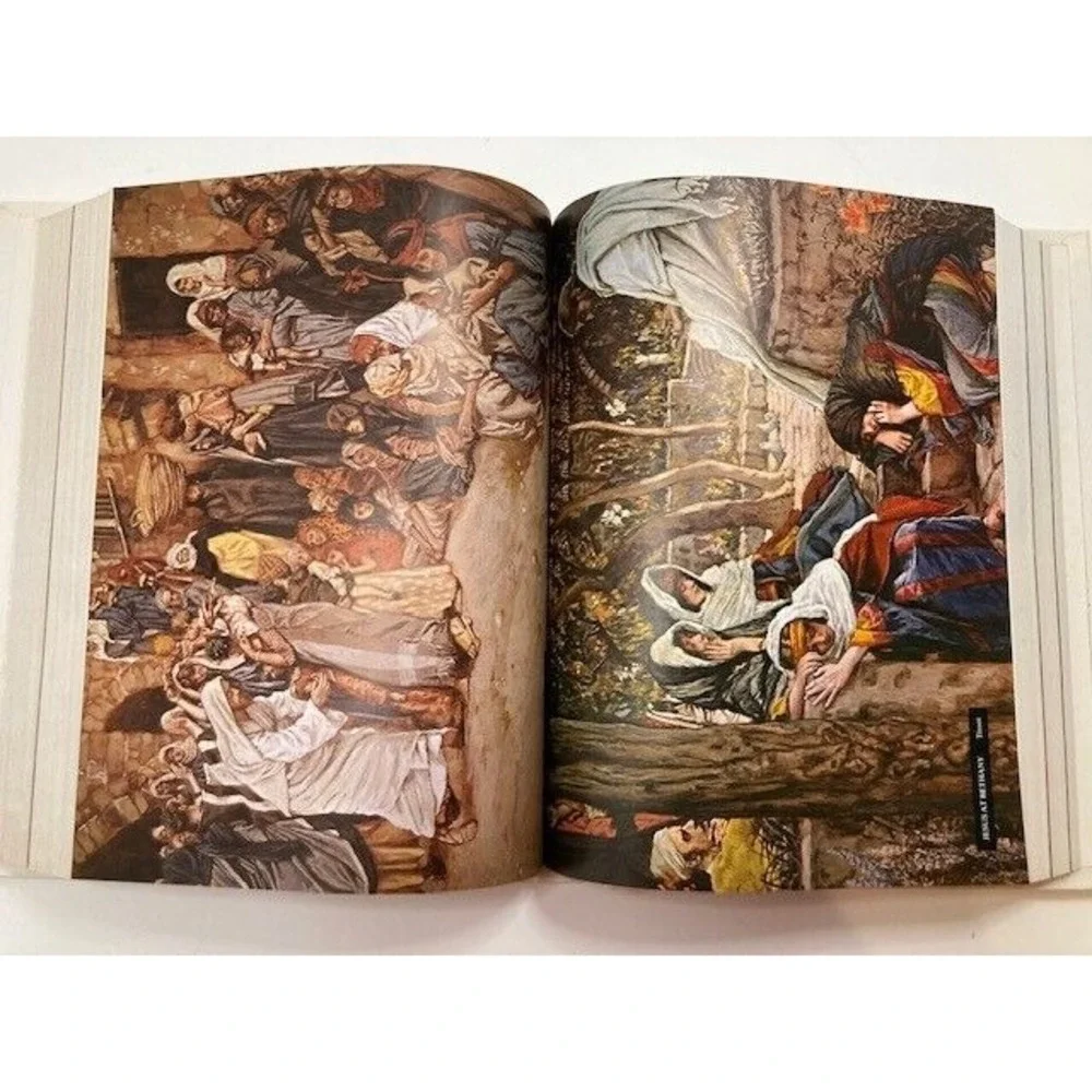 Vintage Holy Bible King James‎ Keepsake Edition 1976 Color Art Prints